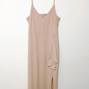Forever 21 Blush Pink Maxi Dress with a Slit